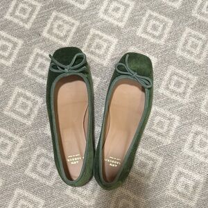 Ann Mashburn velvet Ballet Flat